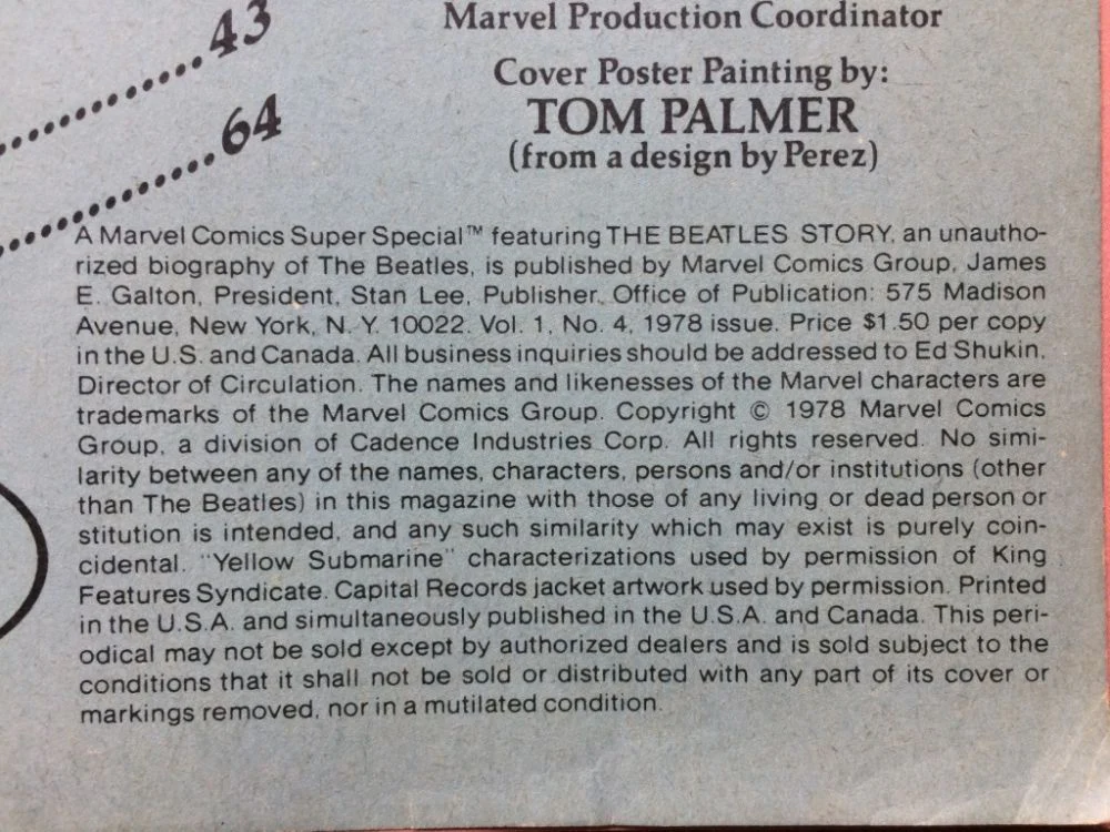 Marvel Comics Super Special #4 The Beatles - Image 4