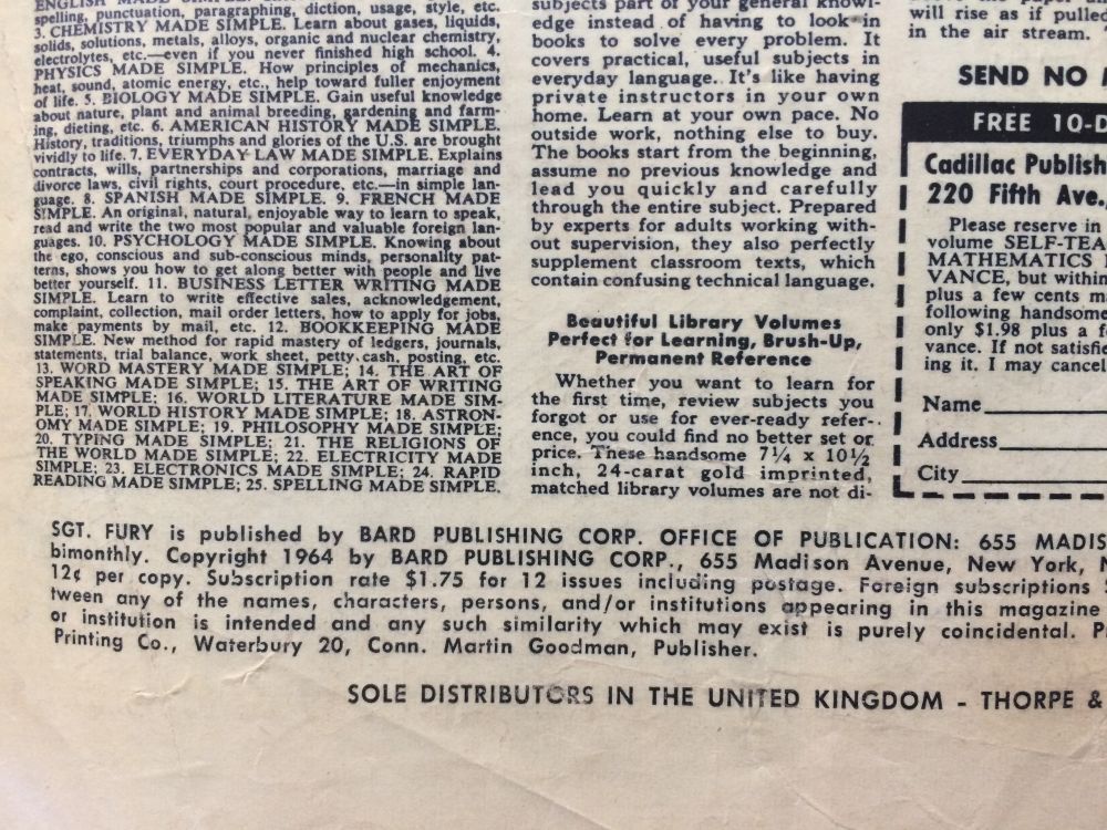 Sgt Fury and His Howling Commandos #7 - Image 3